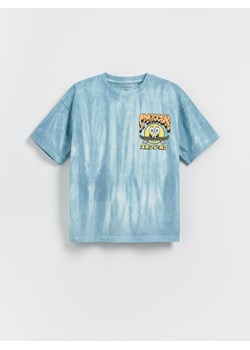 Reserved - T-shirt SpongeBob - złamana biel ze sklepu Reserved w kategorii T-shirty chłopięce - zdjęcie 179758865