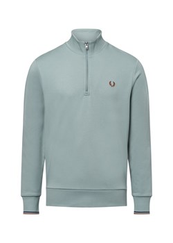Fred Perry Męska bluza nierozpinana Mężczyźni Bawełna trzcinowy jednolity ze sklepu vangraaf w kategorii Bluzy męskie - zdjęcie 179762988
