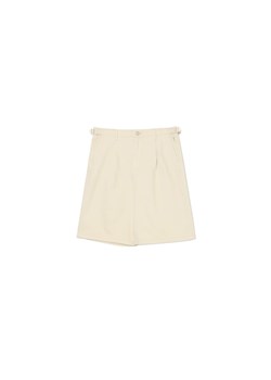 Cropp - Jeansowe szorty z metalowymi klamrami - kremowy ze sklepu Cropp w kategorii Spodenki męskie - zdjęcie 179763388
