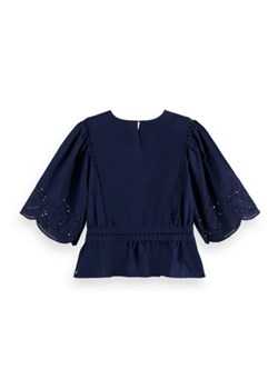 Scotch &amp; Soda Bluzka w kolorze granatowym ze sklepu Limango Polska w kategorii Bluzki damskie - zdjęcie 179766019