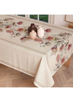 Mint Rugs Obrus &quot;Natural Samir&quot; w kolorze kremowo-zielono-jasnoróżowym ze sklepu Limango Polska w kategorii Obrusy i bieżniki - zdjęcie 179788768