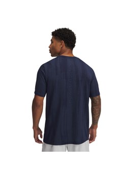 Męska koszulka treningowa Under Armour Vanish Seamless Novelty SS - granatowa - id: 276530 - marki Under Armour - 179792369 Męska koszulka treningowa Under Armour Vanish Seamless Novelty SS - granatowa ze sklepu Sportstylestory.com w kategorii T-shirty męskie - zdjęcie 179792369