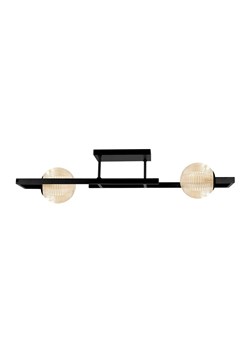 Sufitowa lampa czarno-beżowa E2-G62 ze sklepu Edinos.pl w kategorii Lampy sufitowe - zdjęcie 179792939