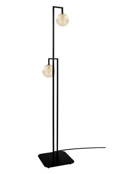 Lampa podłogowa czarno-beżowa L6-W93 ze sklepu Edinos.pl w kategorii Dom - zdjęcie 179792978