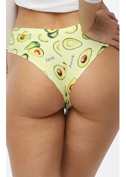 Julimex figi damskie Avocado Simple Brasil, Kolor żółto-zielony, Rozmiar L, Julimex ze sklepu Intymna w kategorii Majtki damskie - zdjęcie 179795419