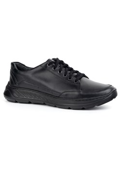 Olivier 928MA czarne męskie buty skórzane casual ze sklepu butyolivier w kategorii Półbuty męskie - zdjęcie 179802035