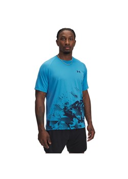 Męska koszulka treningowa Under Armour UA M Tech Fade SS - niebieska ze sklepu Sportstylestory.com w kategorii T-shirty męskie - zdjęcie 179802308