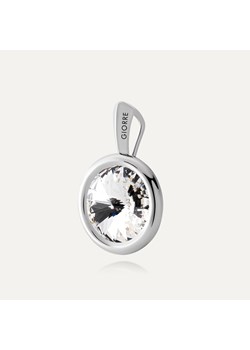 Srebrny wisiorek rivoli crystal w pokryciu platyną ze sklepu GIORRE w kategorii Zawieszki - zdjęcie 179804529