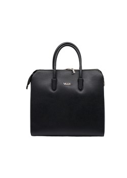Elegancka torebka skórzana LAURA czarna ze sklepu Rafallo w kategorii Torby Shopper bag - zdjęcie 179811488