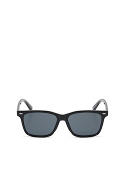 Cropp - Czarne okulary przeciwsłoneczne wayfarer - czarny ze sklepu Cropp w kategorii Okulary przeciwsłoneczne męskie - zdjęcie 179811658