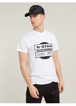 G-Star Koszulka w kolorze białym ze sklepu Limango Polska w kategorii T-shirty męskie - zdjęcie 179813609