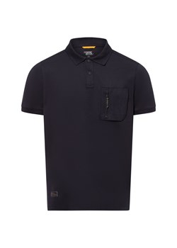 Camel Active Męska koszulka polo Mężczyźni Bawełna granatowy jednolity ze sklepu vangraaf w kategorii T-shirty męskie - zdjęcie 179819178