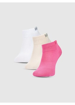 Dziewczęce skarpetki za kostkę (3-pack) 4F 4FJWSS25USOCF347 - multikolor ze sklepu Sportstylestory.com w kategorii Skarpetki dziecięce - zdjęcie 179824486