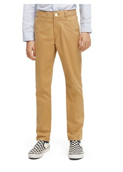 Scotch &amp; Soda Spodnie chino - Slim fit - w kolorze beżowym ze sklepu Limango Polska w kategorii Spodnie chłopięce - zdjęcie 179826247