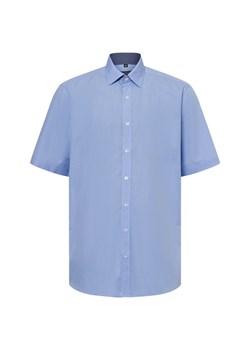 Finshley & Harding Męska koszula biznesowa - Easy Care Mężczyźni Modern Fit Bawełna jasnoniebieski w kratkę ze sklepu vangraaf w kategorii Koszule męskie - zdjęcie 179827966