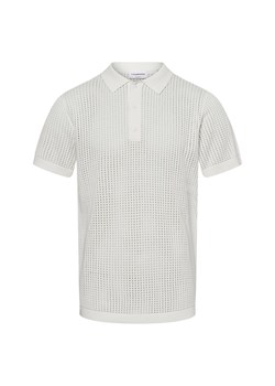 Lindbergh Męska koszulka polo z dzianiny Mężczyźni Bawełna écru jednolity - id: 754193-0001-09920 - marki vangraaf - 179827977 Lindbergh Męska koszulka polo z dzianiny Mężczyźni Bawełna écru jednolity ze sklepu vangraaf w kategorii Swetry męskie - zdjęcie 179827977