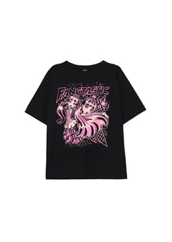 Cropp - Czarny T-shirt Monster High - czarny ze sklepu Cropp w kategorii Bluzki damskie - zdjęcie 179828317
