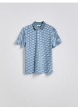 Reserved - Koszulka polo regular fit - jasnoniebieski ze sklepu Reserved w kategorii T-shirty męskie - zdjęcie 179829188