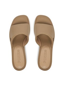 PINKO Klapki Tara 01 SD0277 P003 Beżowy ze sklepu MODIVO w kategorii Klapki damskie - zdjęcie 179831615