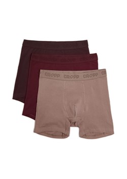 Cropp - 3 pack bokserek z dłuższymi nogawkami - brązowy ze sklepu Cropp w kategorii Majtki męskie - zdjęcie 179837008