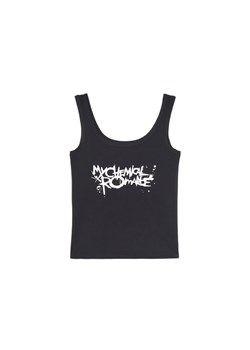 Cropp - Koszulka na ramiączkach My Chemical Romance - czarny ze sklepu Cropp w kategorii Bluzki damskie - zdjęcie 179837018