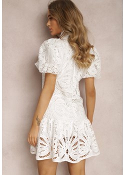 Biała Sukienka Amathinna ze sklepu renee.pl w kategorii Sukienki - zdjęcie 179842888