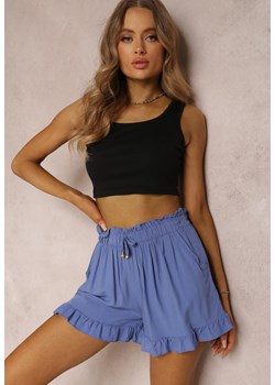 Jasnoniebieskie Szorty Agathima ze sklepu renee.pl w kategorii Szorty - zdjęcie 179843288