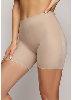 Beżowe Elastyczne Majtki Modelujące High Waist Swierisa ze sklepu renee.pl w kategorii Bielizna wyszczuplająca - zdjęcie 179881386