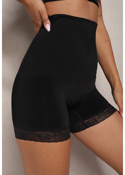 Czarna Bielizna modelująca High Waist z Koronką Hivivia ze sklepu renee.pl w kategorii Bielizna wyszczuplająca - zdjęcie 179918549