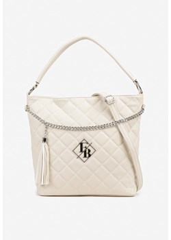 Beżowa Torebka Shopperka z Pikowaniem i Paskiem Lanarista ze sklepu renee.pl w kategorii Torby Shopper bag - zdjęcie 179949565