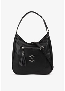Czarna Torebka Typu Shopper Ozdobiona Frędzlami Felluria ze sklepu born2be.pl w kategorii Torby Shopper bag - zdjęcie 180130996