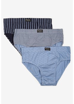 Wielokolorowe 3-pack Majtki Slipy Klasyczne w Drobne Wzory Laniraisa ze sklepu born2be.pl w kategorii Majtki męskie - zdjęcie 180155105