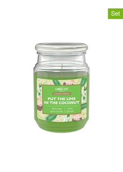 CANDLE-LITE Świece zapachowe (2 szt.) &quot;Put The Lime In The Coconut&quot; - 510 g ze sklepu Limango Polska w kategorii Świece i dyfuzory - zdjęcie 180172947