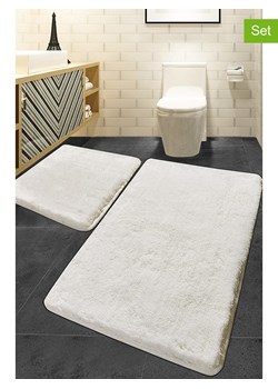 Elizabed Dywaniki łazienkowe (2 szt.) "Havai" w kolorze kremowym - id: 16879055 - marki Elizabed - 180173199 Elizabed Dywaniki łazienkowe (2 szt.) "Havai" w kolorze kremowym ze sklepu Limango Polska w kategorii Akcesoria łazienkowe - zdjęcie 180173199