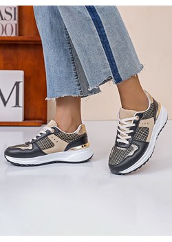 Sixth Sens Sneakersy w kolorze złoto-czarno-beżowym ze sklepu Limango Polska w kategorii Buty sportowe damskie - zdjęcie 180173406