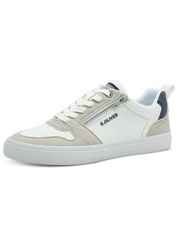 s.Oliver Sneakersy w kolorze biało-beżowym ze sklepu Limango Polska w kategorii Buty sportowe męskie - zdjęcie 180173548