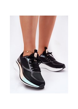 Buty Sportowe Damskie Big Star RR274A160 HI-POLY System Czarne ze sklepu ButyModne.pl w kategorii Buty sportowe damskie - zdjęcie 180176366