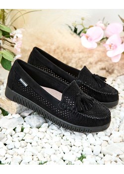 Royalfashion Ażurowe mokasyny damskie Molaffa ze sklepu royalfashion.pl w kategorii Mokasyny damskie - zdjęcie 180180176