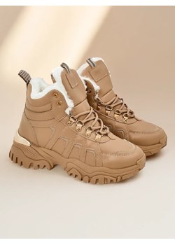 Royalfashion Sneakersy damskie z futerkiem Megigna ze sklepu royalfashion.pl w kategorii Buty sportowe damskie - zdjęcie 180181797