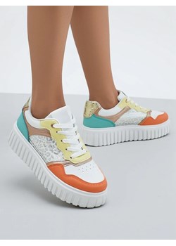 Royalfashion Sportowe sneakersy damskie na platformie Panterr ze sklepu royalfashion.pl w kategorii Buty sportowe damskie - zdjęcie 180184725