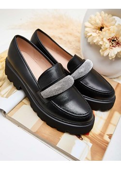 Royalfashion Mokasyny damskie z cyrkoniami Emerne ze sklepu royalfashion.pl w kategorii Mokasyny damskie - zdjęcie 180185448