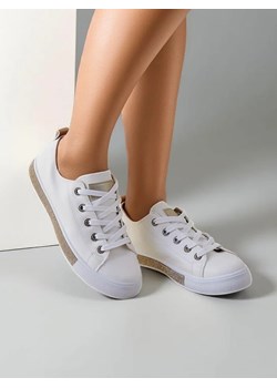 Royalfashion Damskie eko skórzane trampki Errosa ze sklepu royalfashion.pl w kategorii Trampki damskie - zdjęcie 180192058
