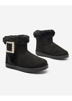 Royalfashion Damskie buty a'la śniegowce z ozdobą Galaes ze sklepu royalfashion.pl w kategorii Śniegowce damskie - zdjęcie 180194727