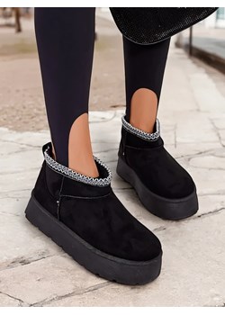 Royalfashion Krótkie buty a'la śniegowce damskie Xoalla ze sklepu royalfashion.pl w kategorii Śniegowce damskie - zdjęcie 180196966