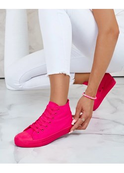 Royalfashion Wysokie trampki damskie Hollas ze sklepu royalfashion.pl w kategorii Trampki damskie - zdjęcie 180198518