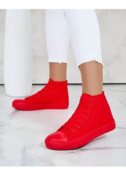 Royalfashion Wysokie trampki damskie Hollas ze sklepu royalfashion.pl w kategorii Trampki damskie - zdjęcie 180200187