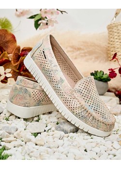 Royalfashion Ażurowe mokasyny damskie Nafis ze sklepu royalfashion.pl w kategorii Mokasyny damskie - zdjęcie 180204389
