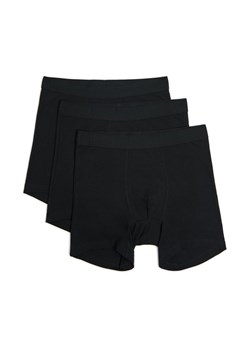 Cropp - 3 pack bokserek z dłuższymi nogawkami - czarny ze sklepu Cropp w kategorii Majtki męskie - zdjęcie 180205045