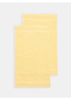 Sinsay - Ręczniki bawełniane 2 pack - żółty ze sklepu Sinsay w kategorii Ręczniki - zdjęcie 180206756