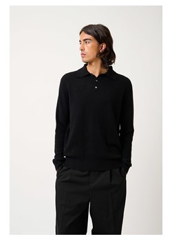 AUTHENTIC CASHMERE Kaszmirowy sweter "Charvet" w kolorze czarnym ze sklepu Limango Polska w kategorii Swetry męskie - zdjęcie 180209939